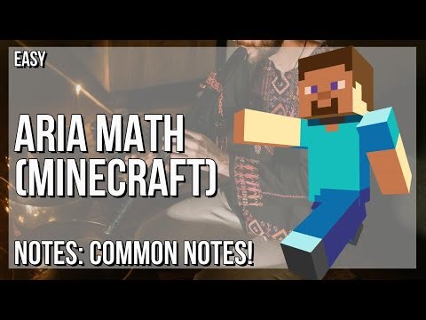 How to play Aria Math (Minecraft) by C418 on Tin Whistle (Tutorial)