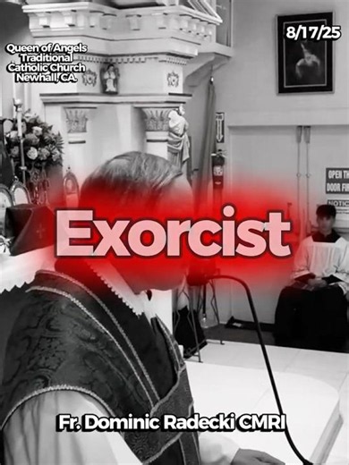 Fr. Dominic Radecki CMRI speaks about the reality of exorcism.