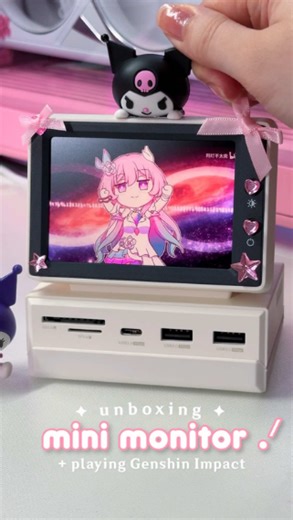 HAGiBiS mini monitor docking station unboxing that surprised me