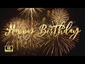 Colorful Happy Birthday Video Celebrate in Style! 2-HOUR HAPPY BIRTHDAY HD/4K BACKGROUND LOOP