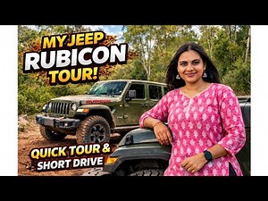 Showing You My Jeep Rubicon | Inside Tour & Short Drive 🛻💨