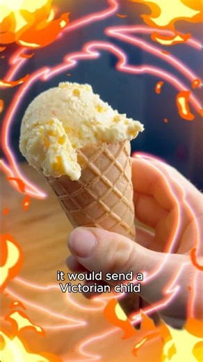 Ice Cream That Would End a Victorian Child #spicyfood #cursedfood #icecream