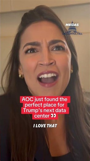 AOC just found the perfect place for Trump's next data center 👀