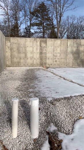 Winter Wonderland at the Construction Site