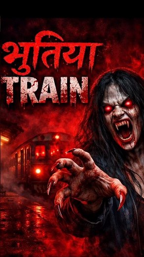 Ghost train 🧟#bhoot #horrorstories #cartoon #bhoot_wala_cartoon #horror