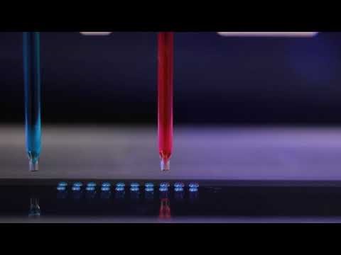Non-Contact Microdispensing Drop in Drop