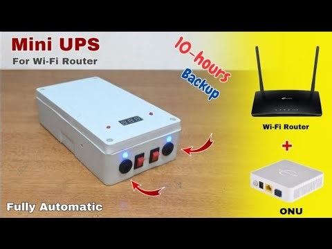 How to Make Router UPS at Home 🔋 | 12V Battery Backup for WiFi ⚡ (DIY Router UPS)