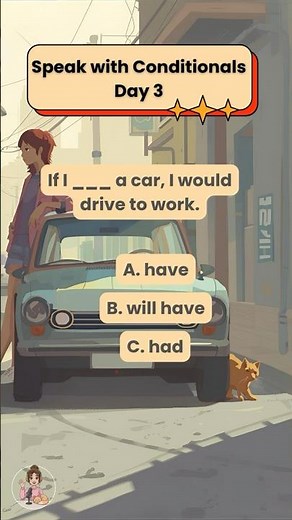 Second Conditional Quiz | Complete the Sentence (Day 3) #englishshorts #englishquiz #learnenglish