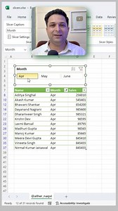 633K views · 6.2K reactions | Stop using Filters ❌ Start using Slicers ✅ – The smarter way to control your data in Excel! | IICA Computer Education | Facebook