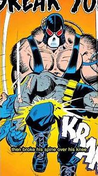 Bane Broke Batman's Back Before The Fight Even Started #shorts #comicinsights #batman #knightfall