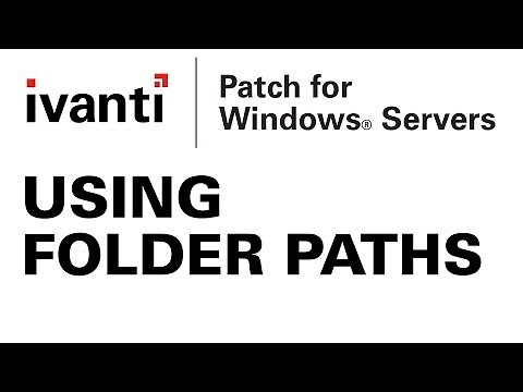 Patch for Windows Servers 9.3: Using Folder Paths