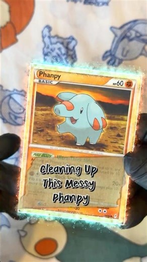 Watch As I Clean This Phanpy Pokemon Card