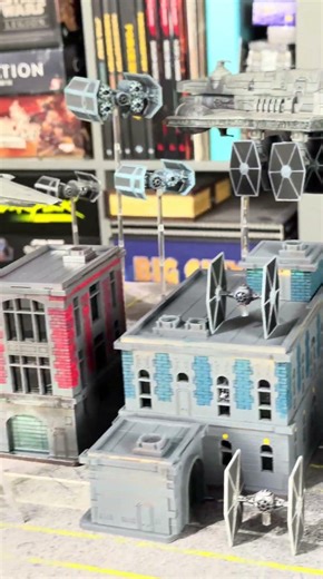 New AO Destructible Terrain works perfectly with #starwars #xwing Miniatures! #tabletopgaming
