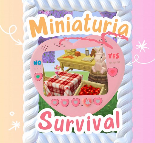 Miniaturia Survival Addon: Cute Furniture for Minecraft