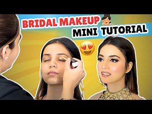 Step by step Bridal Makeup MINI TUTORIAL by @Sakshi Gupta Makeup Studio & Academy #YouTube