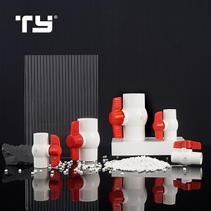 [Hot Item] Durable PVC-U Compact PVC CPVC Plastic Thread/ Socket Ball Valve