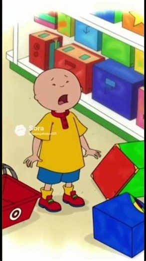 Sora 2 Caillou Goes To Target And Screams When The Blocks Are Falling