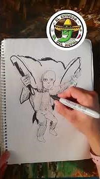 Cómo Dibujar a FANTOMAS 💀🕶️ | La Amenaza Elegante al Estilo Mexicano 🇲🇽 | El Estudio del Nopal