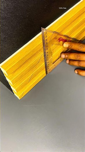 How to measure angles to get neat results #woodworking #carpentry #tipsandtricks #homedecor #diy