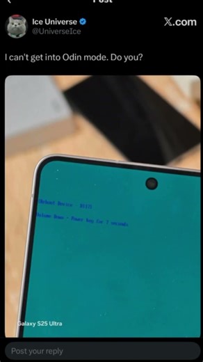 OneUI 8.5 update disables Odin as Download mode goes missing