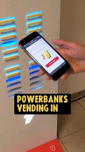 1.1M views · 41K reactions | Ye dekho yaar  Powerbank vending machine ⚡ We saw this in RAI, Amsterdam. It was completely free and very useful. We can charge phones, cameras, etc. while on the go. Hai na mast  Free powerbank machine #travel #vlog #hainamast #yedekhoyaar #freepowerbank #powerbank #sameer #netherlands | Go With Sameer | Facebook