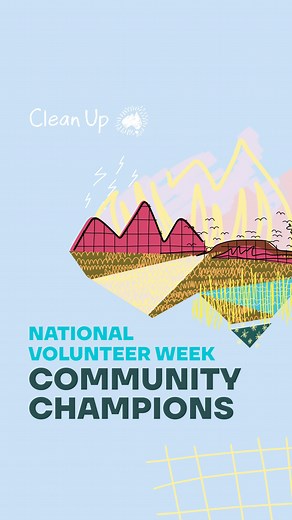 Over one million awesome volunteers give their time to Clean Up our environment each year. This National Volunteer Week, we’re shouting a massive THANK YOU to every one of you, starting with our community champions! You’re the heart of Clean Up Australia! #CleanUpAustralia #CleanUpAustraliaDay #NVW2025 #Environment #Sustainability #Recycle | Clean Up Australia