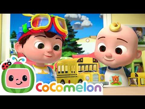 Wheels on the Bus 🚍 Toy Version! | CoComelon Kids Songs & Nursery Rhymes