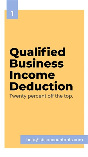 The QBI deduction is a powerful tax-saving tool—but only if you understand how it works. In this clip from our Lunch & Learn, we answer common questions about eligibility, limitations, and planning strategies for business owners. 📥 Free guide here: 👉 https://sbsaccountants.com/10-ways-the-new-tax-law-could-reshape-your-bottom-line/ | SBS Accounting & Advisors