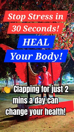 Power of Clapping Therapy!Daily Health Boost-Unlocking Energy Miracle #Shorts#Viral#Yoga#Heart♥️♥️♥️