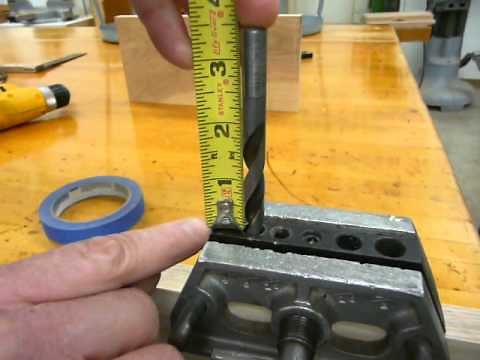 Drilling Dowel Holes