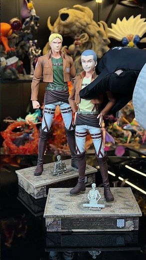 【Worldwide delivery】 TITAN Studio - 104th Training Corps & Bertolt & Reiner #aot #figure #statue