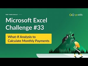 GoSkills Excel Challenge 33 - October 2023