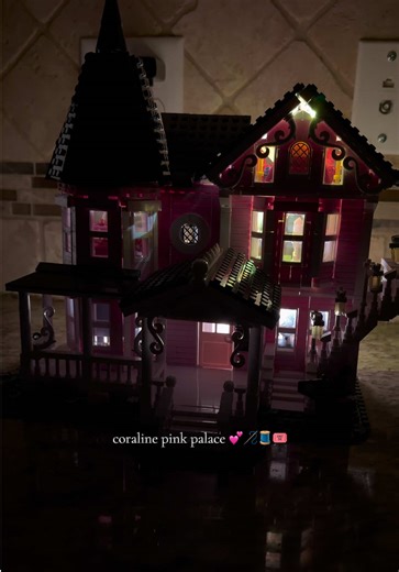 Building the Coraline Pink Palace Lego Set