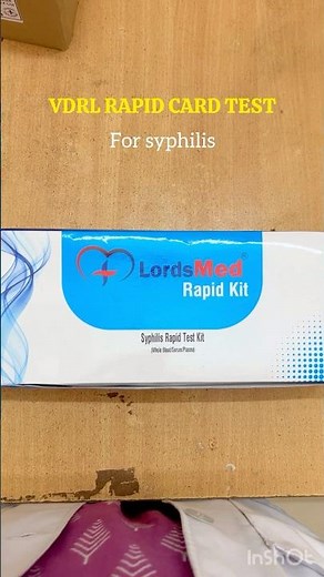 Vdrl test for syphilis #syphilis #paramedicalstudypoint