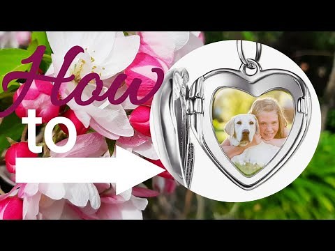 HOW TO PUT A PHOTO INTO A LOCKET