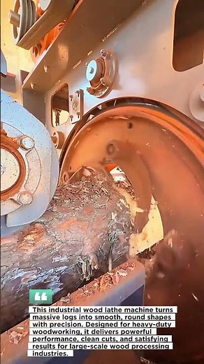 Heavy Duty Wood Lathe Machine Turning Massive Logs | Extreme Woodworking Process