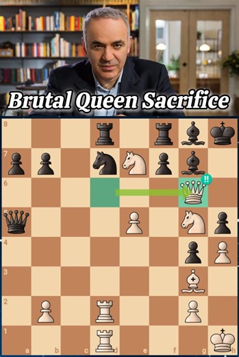 ♟️ Brilliant Queen Sacrifice by Garry Kasparov! 🔥 Witness Garry Kasparov’s mind-blowing Queen sacrifice — a masterpiece of calculation, courage, and creativity! 👑♟️ This is why Kasparov is considered one of the greatest attacking players in chess history. Watch, learn, and be inspired by pure genius at the board! ⚡ #GarryKasparov #ChessBrilliance #QueenSacrifice #ChessGenius #KasparovMagic #ChessHighlights #fblifestyle | Surge Chaks Chessprenuership