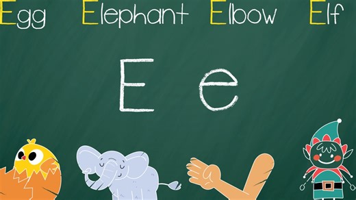 Letter E Song - THE KIBOOMERS Preschool Phonics Sounds - Uppercase _ Lowercase L