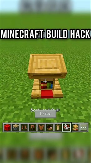 Minecraft crazy build hack #minecraft #shorts #viral