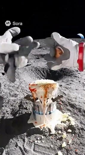 Sora 2: How2Basic: How to make Rumi's Ramen on the moon #how2basic #sora