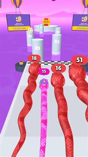 Snake Running Game 😱 | High Level322 Impossible 🐍