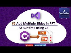 How to create PPT while adding multiple slides at runtime with Data | .NET | C#