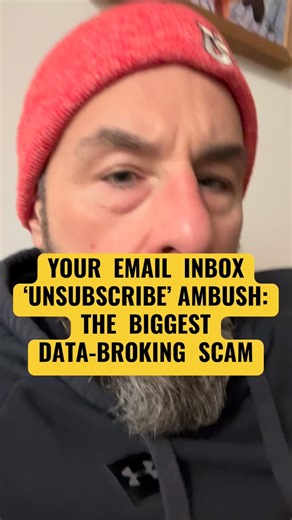 DrBrian PIprofessor on Instagram: "The Email Unsubscribe Scam: BIG DATA BROKING selling our information beware"