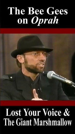 Bee Gees Humor: Lost Voice & Giant Marshmallow