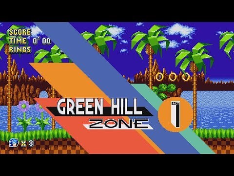 Sonic Mania - Green Hill Zone (All Acts + Boss)