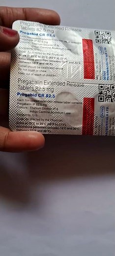 PREGABID CR 82.5 | PREGABALIN TABLET-| USES,DOSE AND BENEFITS | MEDICINE