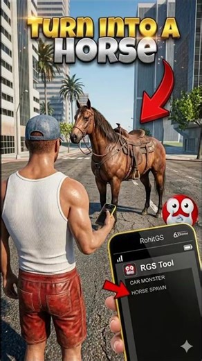 I Turned Into a Horse in Indian Bikes Driving 3D 😱 🔥 #indianbikesdriving3d #ibd3d #youtubeshorts