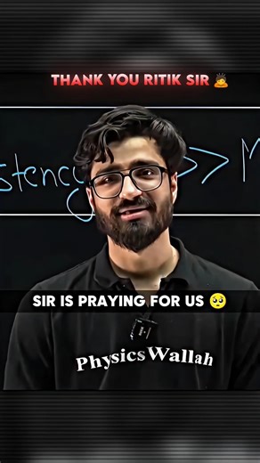 Ritik Sir's Prayers 🥹 #ritiksir #physicswallah #alakhsir #motivation