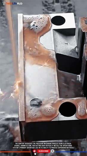 Innovation Precision Electrical Discharge Machining: Superhard Metal Cutting, High Accuracy #tech