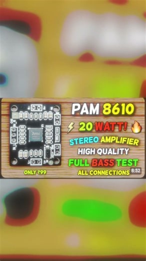 Pam8610 Module For High Quality Sound | DIY Class D Amplifier #diyspeaker